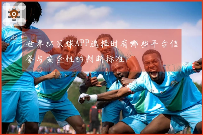 世界杯买球APP选择时有哪些平台信誉与安全性的判断标准
